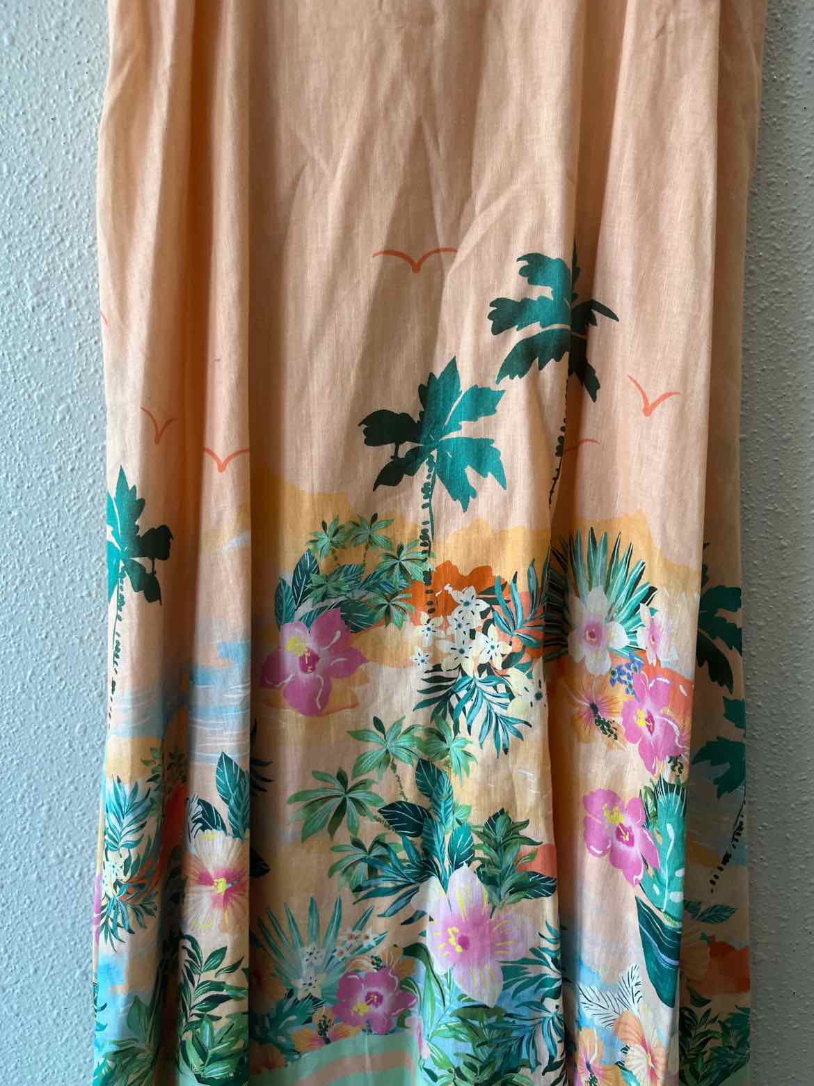 Talbots Orange Multi Size 2 Dress