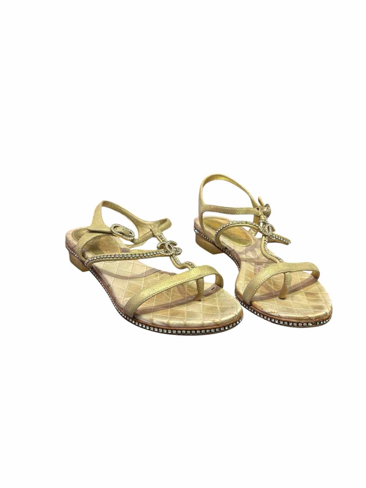 Chanel Gold Size 35 Shoes
