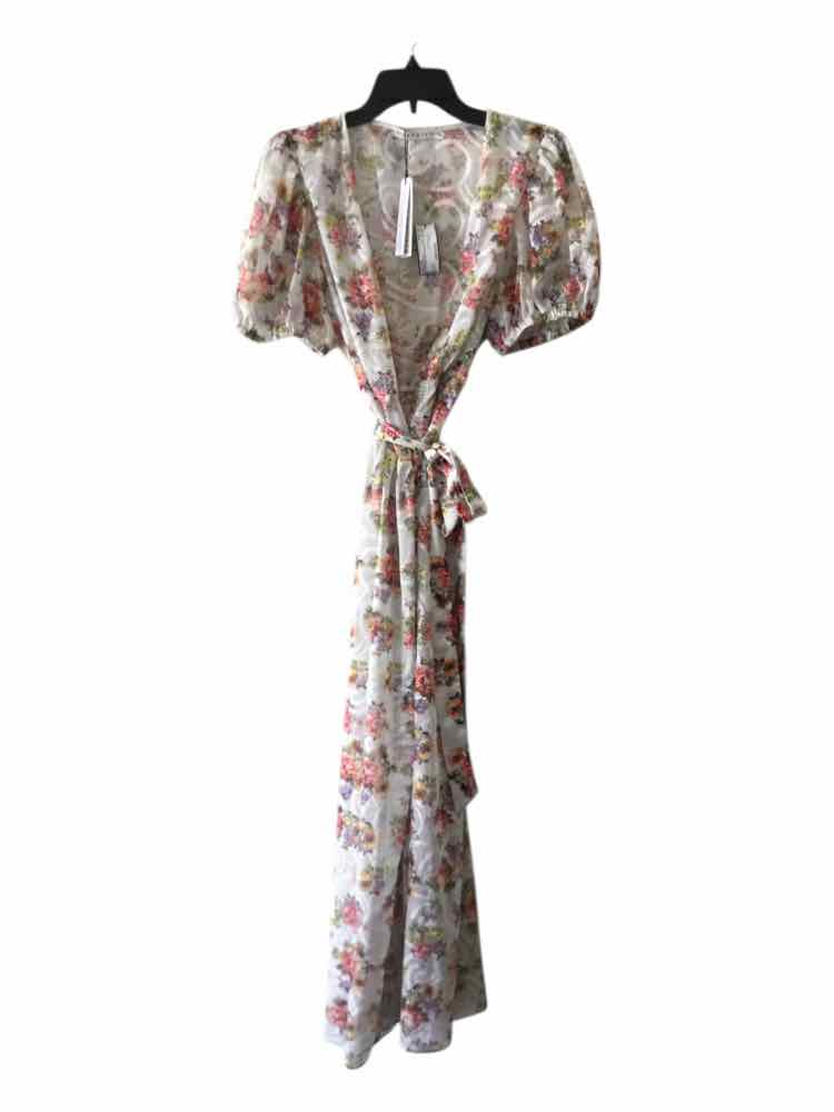alice + olivia Cream Multi Size L Cardigan