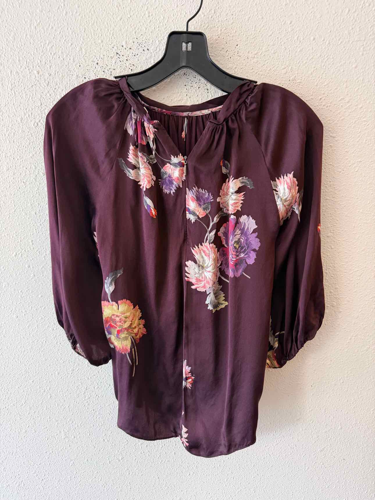 Rebecca Taylor Plum multi Size 0 Shirt