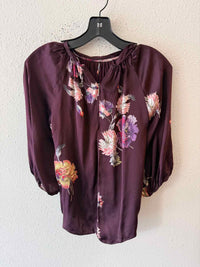 Rebecca Taylor Plum multi Size 0 Shirt