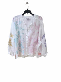 Johnny Was Workshop White & Pastel Size L Shirt