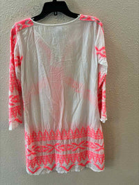 Yoana Baraschi white and neon pink Size S Coverup