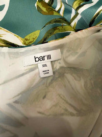 bar III Green and Teal Size XXL Shirt