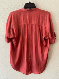 Nic + Zoe Rust Red Size XS Shirt