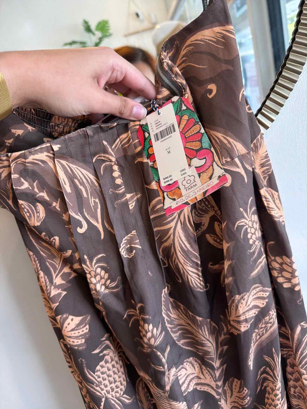 Farm for Anthropologie Brown Size M Jumpsuit