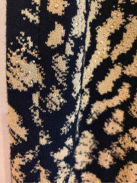 St John Evening Black and Gold Size 6 Skirt