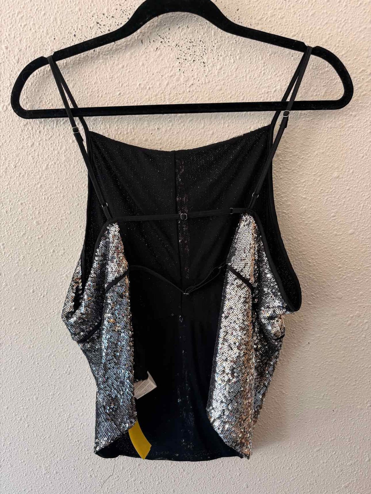 Freepeople Silver and Black Size L Tank Top