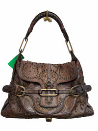 Jimmy Choo Tulita Brown Handbag
