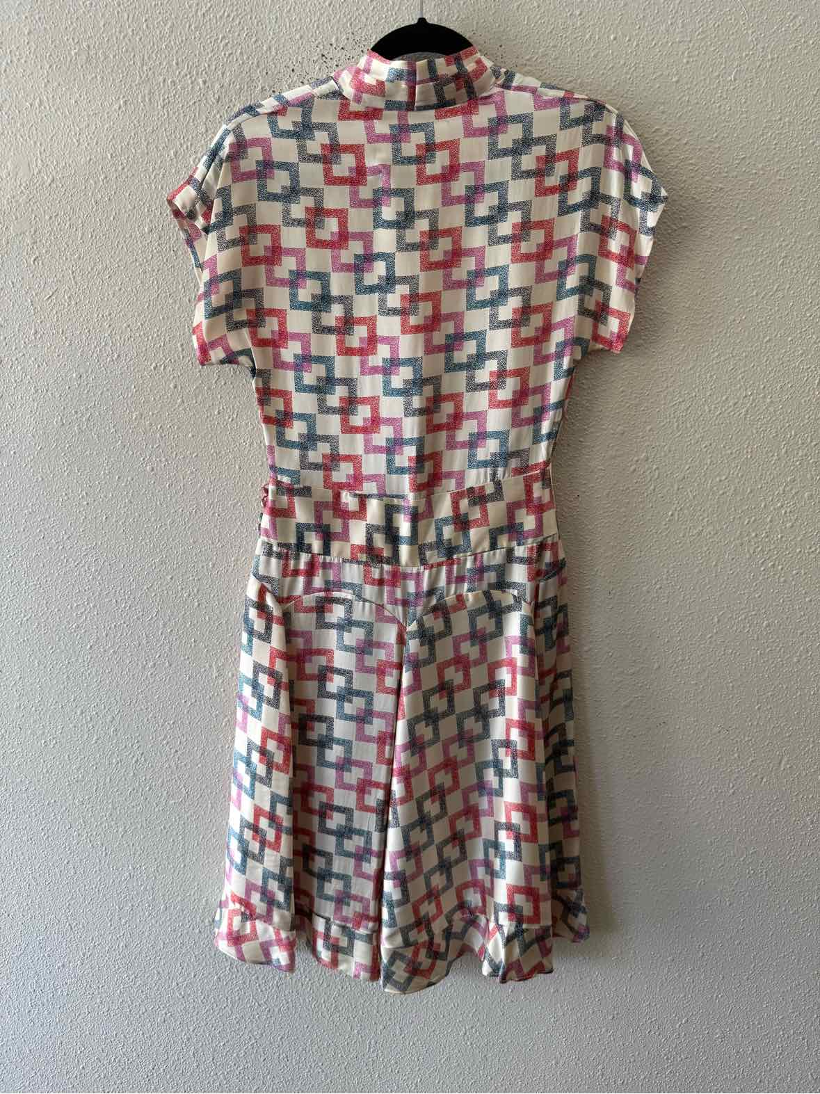 Trovata Cream Multi Size S Dress