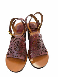 Chloe Burgundy Size 10 Shoes