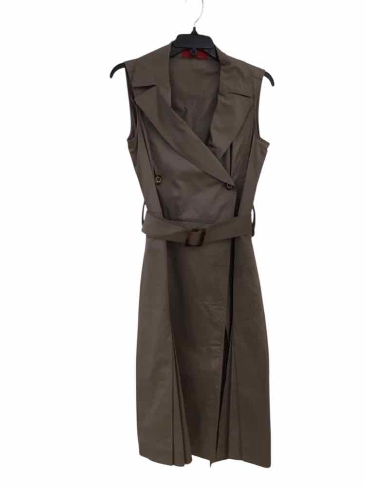 Carolina Herrera Brown Size 10 Dress