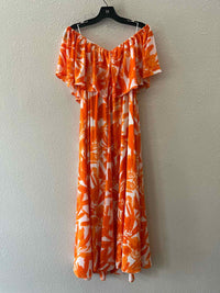 R.S.V.P.  Sugarlips Orange and White Size S Dress