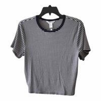 Athleta Navy and White Size L Shirt