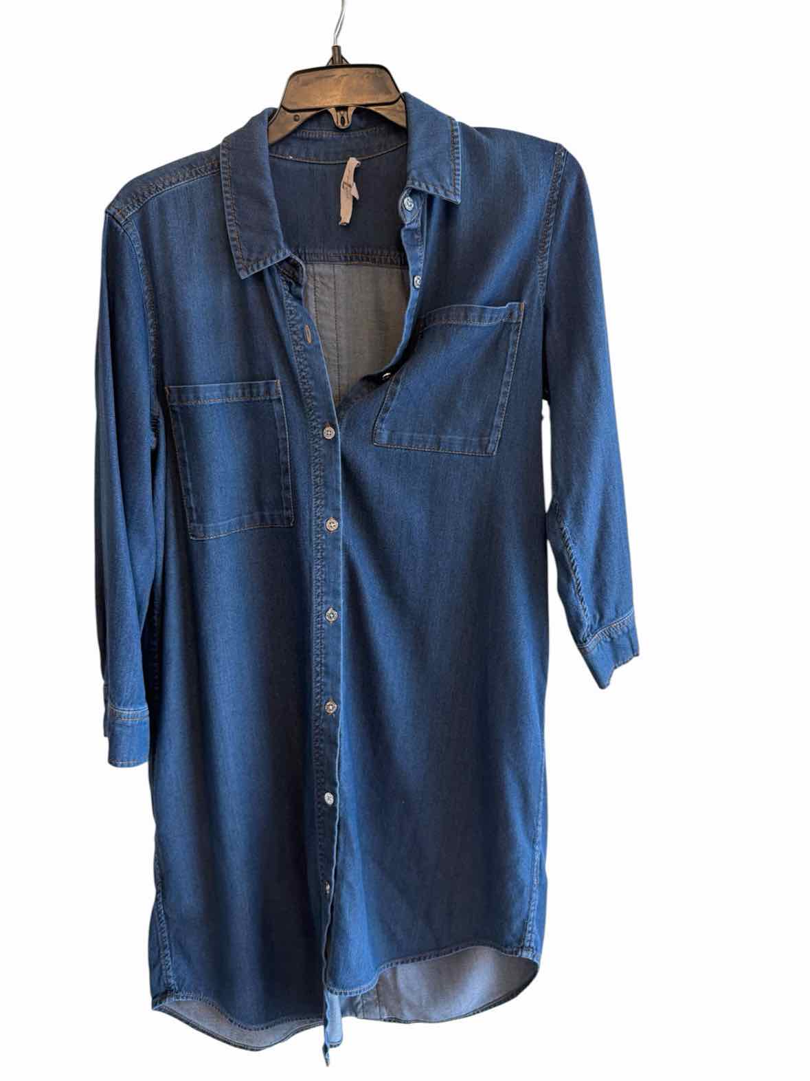 7 for all mankind Blue Size M Dress – Swap Boutique