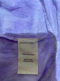 Love Shack Fancy Purple and White Size S Dress