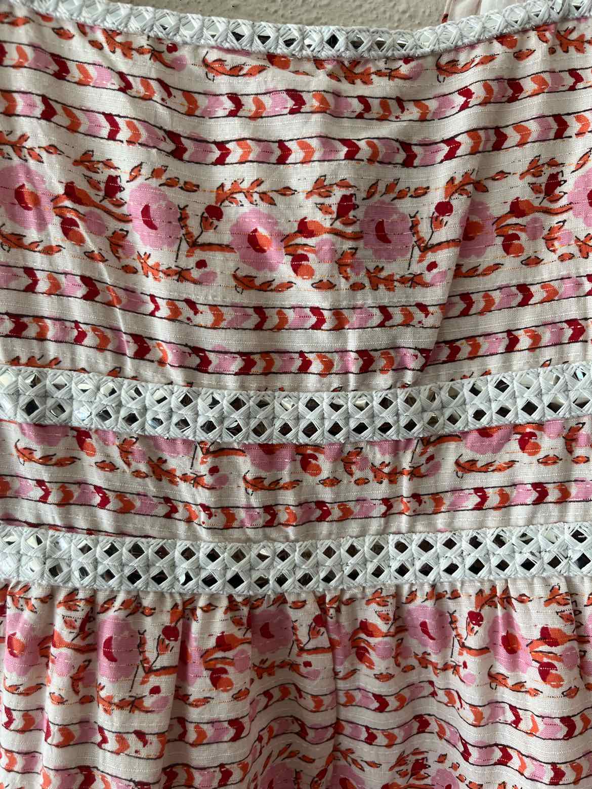 Saylor Pink and Orange Size M Dress
