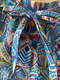Marie Oliver Blue Multi Size 2 Shorts