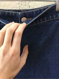 Veronica Beard Dark Wash Size 4 Skirt