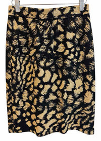 St John Evening Black and Gold Size 6 Skirt