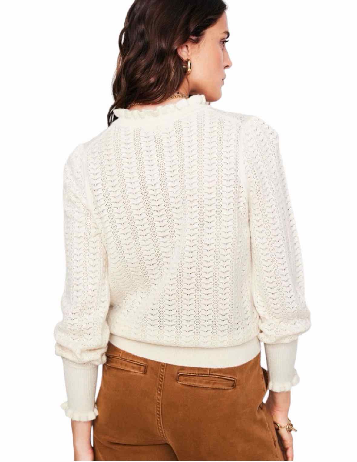 Boden Cream Size S Sweater