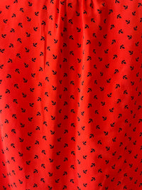 Banana Republic Red and Black Size 2 Shell