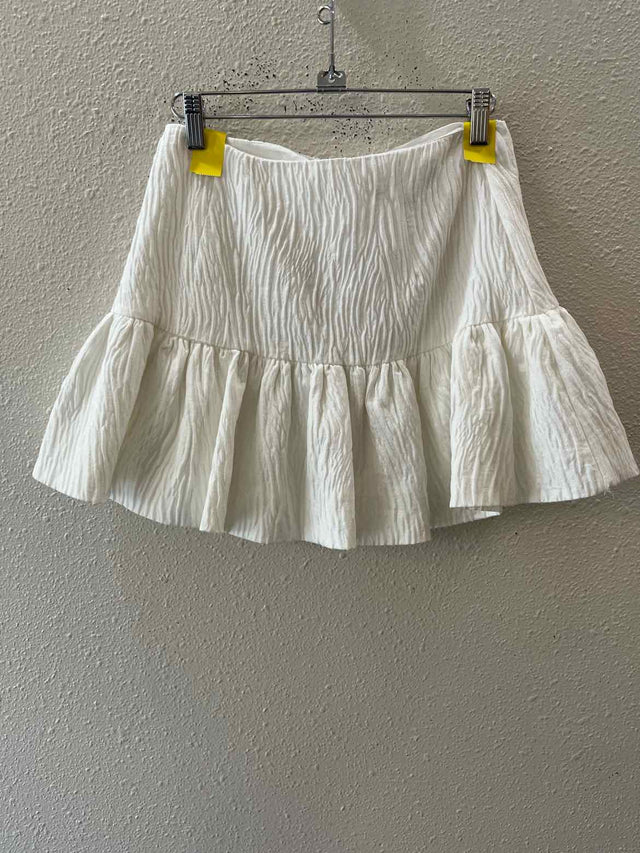 Zara White Size S Skirt