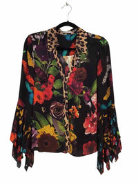 alice + olivia black and multi Size S/P Shirt