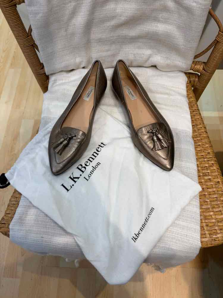 L.K. Bennett Taupe Size 40 Shoes