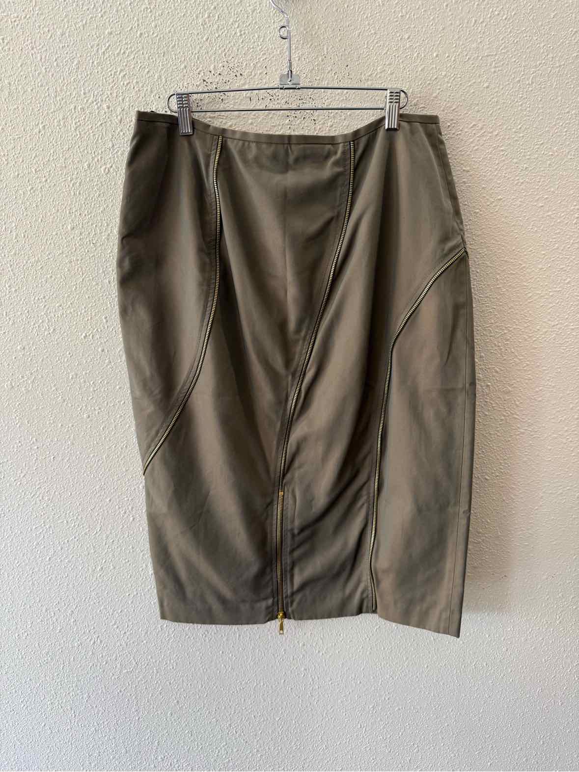 Lafayette 148 Olive Green Size 12 Skirt