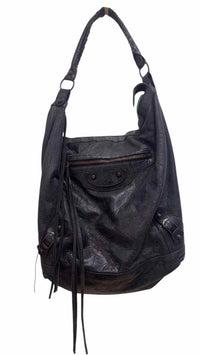 Balenciaga Leather Day Black Handbag