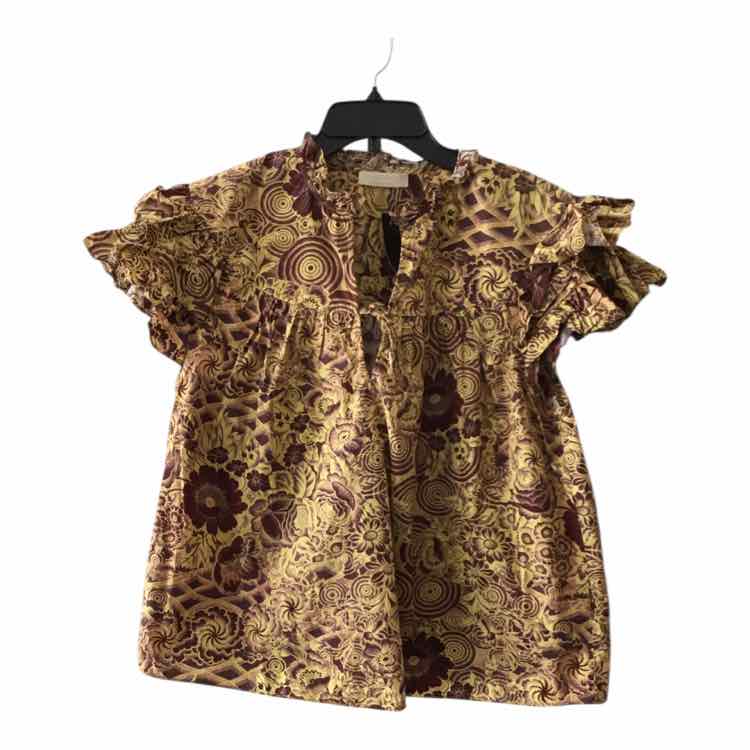 ULLA JOHNSON Mustard multi Size 16 Shirt