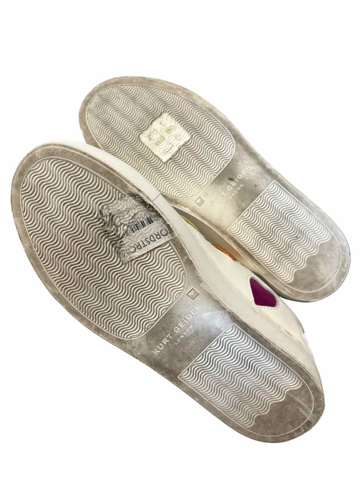 Kurt Geiger White Multi Size 36 Shoes
