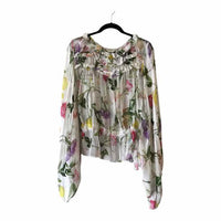 Ted Baker White Multi Size 12 Shirt