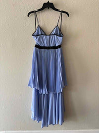 self portrait Sky Blue and Navy Size 4 Dress