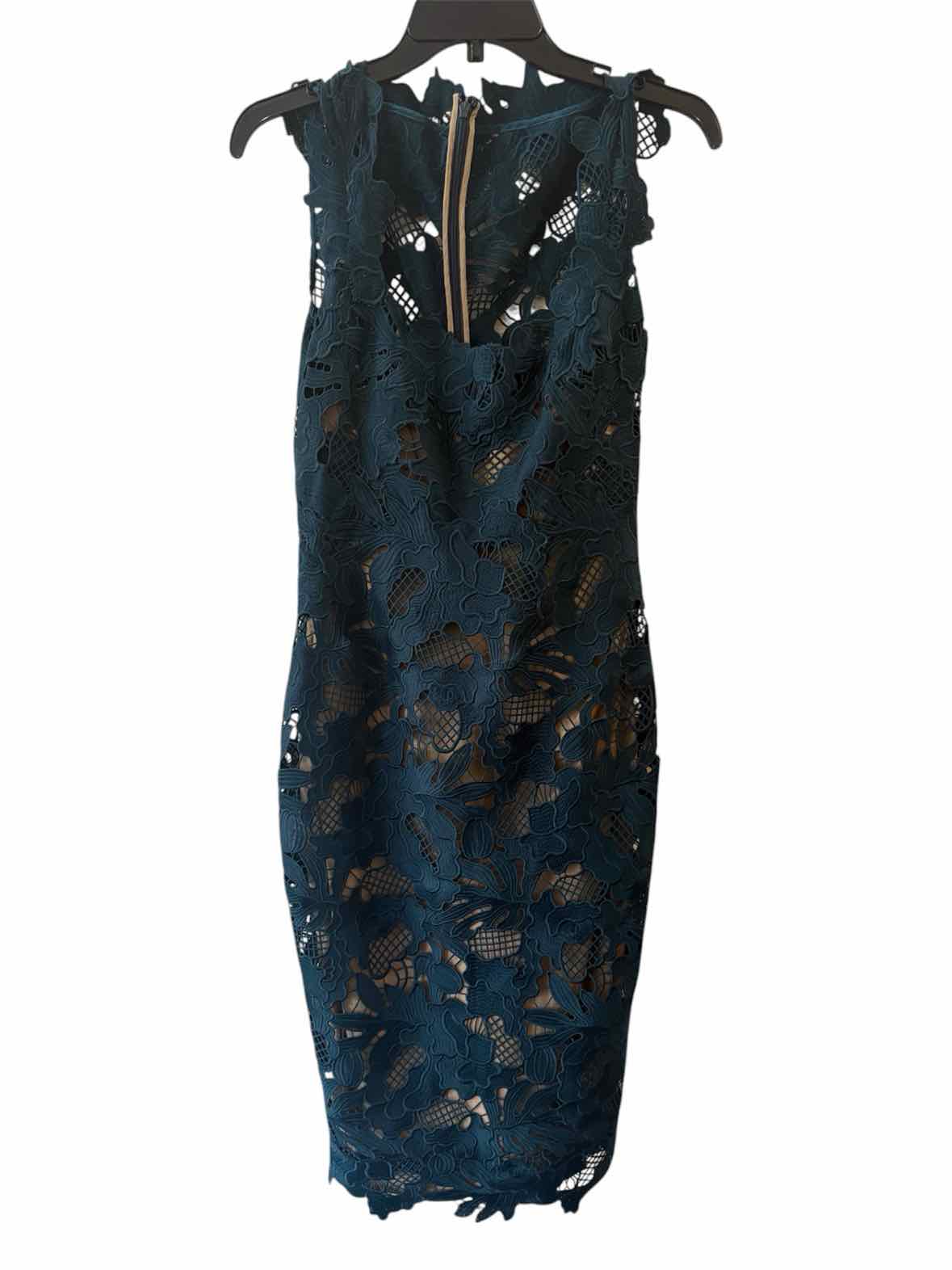 Lela Rose Teal Size 4 Dress