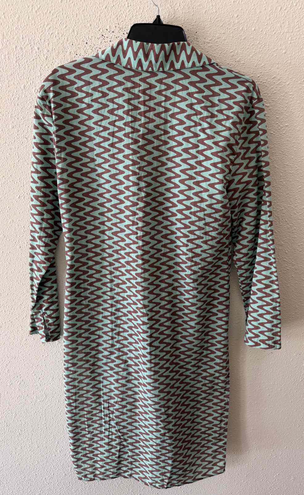Zara green and brown Size S Tunic
