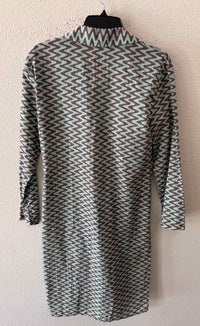 Zara green and brown Size S Tunic