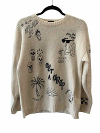 Mother Off White Size S Sweater
