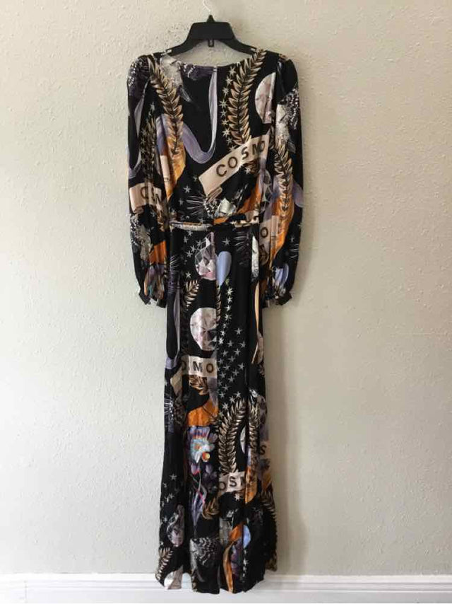 Temperley Black Multi Size 6 Dress