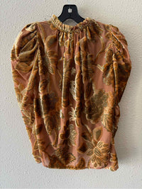 ULLA JOHNSON Gold and Bronze Size 0 Shirt