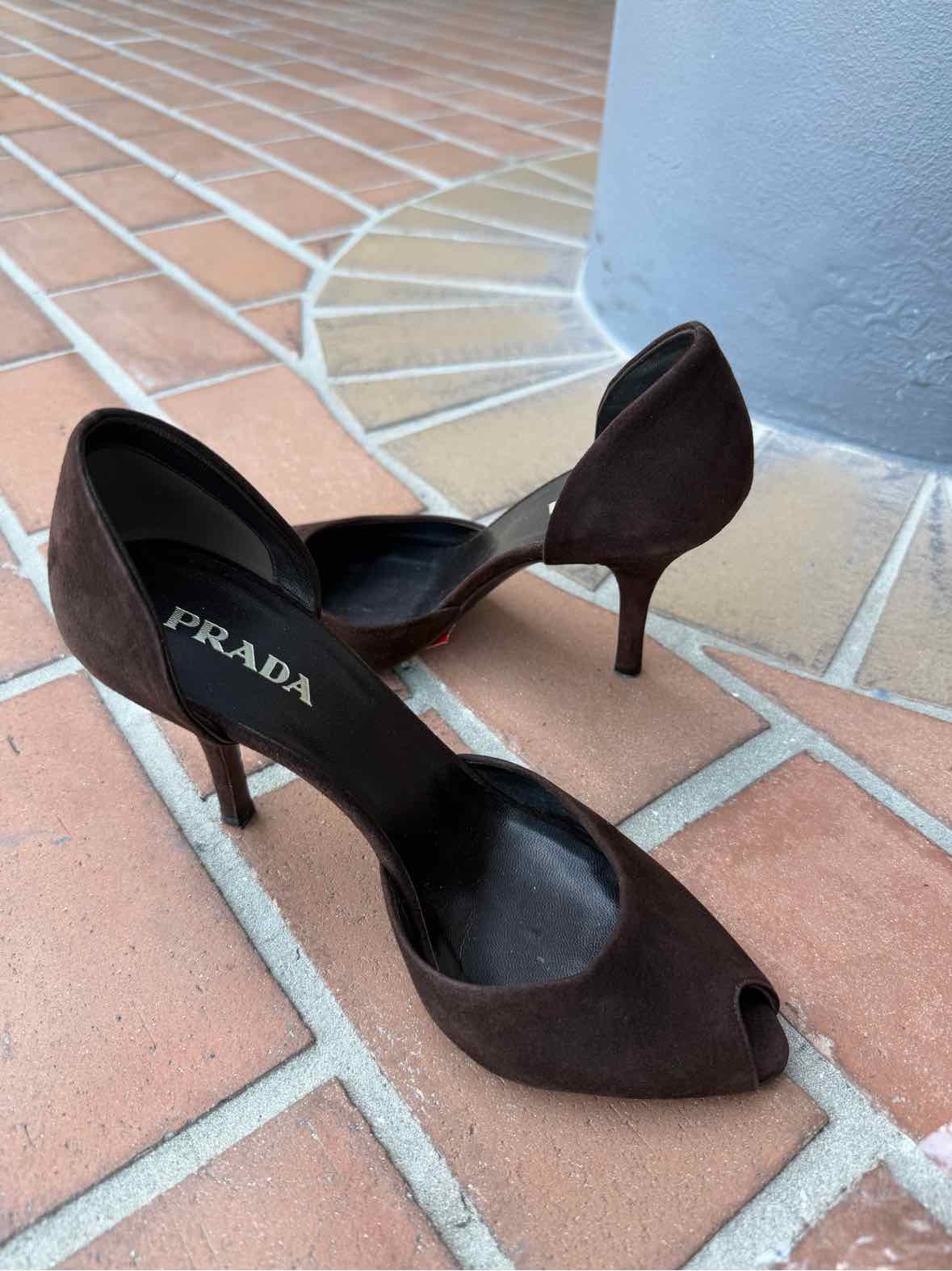 Prada Brown Size 37 1/2 Shoes