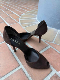Prada Brown Size 37 1/2 Shoes