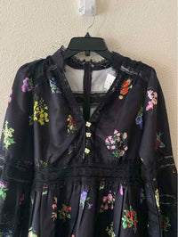 INA Black Multi Size S Dress