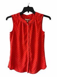 Banana Republic Red and Black Size 2 Shell