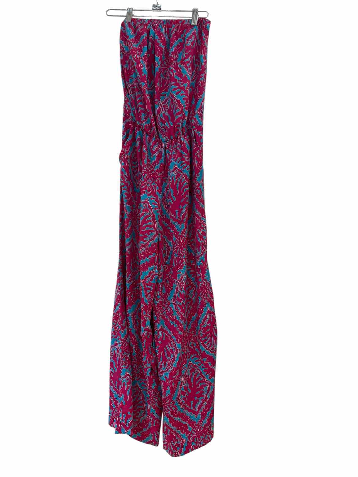 Lilly Pulitzer Pink & Teal Size XS Jumpsuit