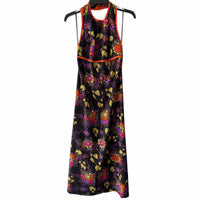 No Label Black Multi Size 38 Dress