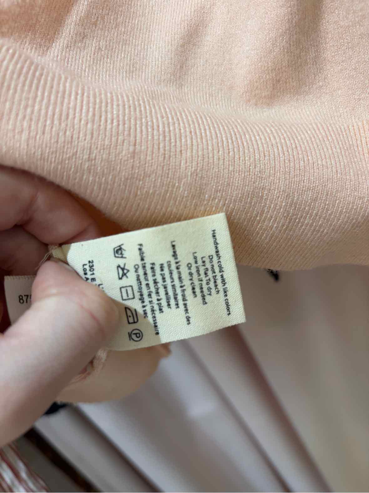 L'Agence Pink/Black Size S Cardigan