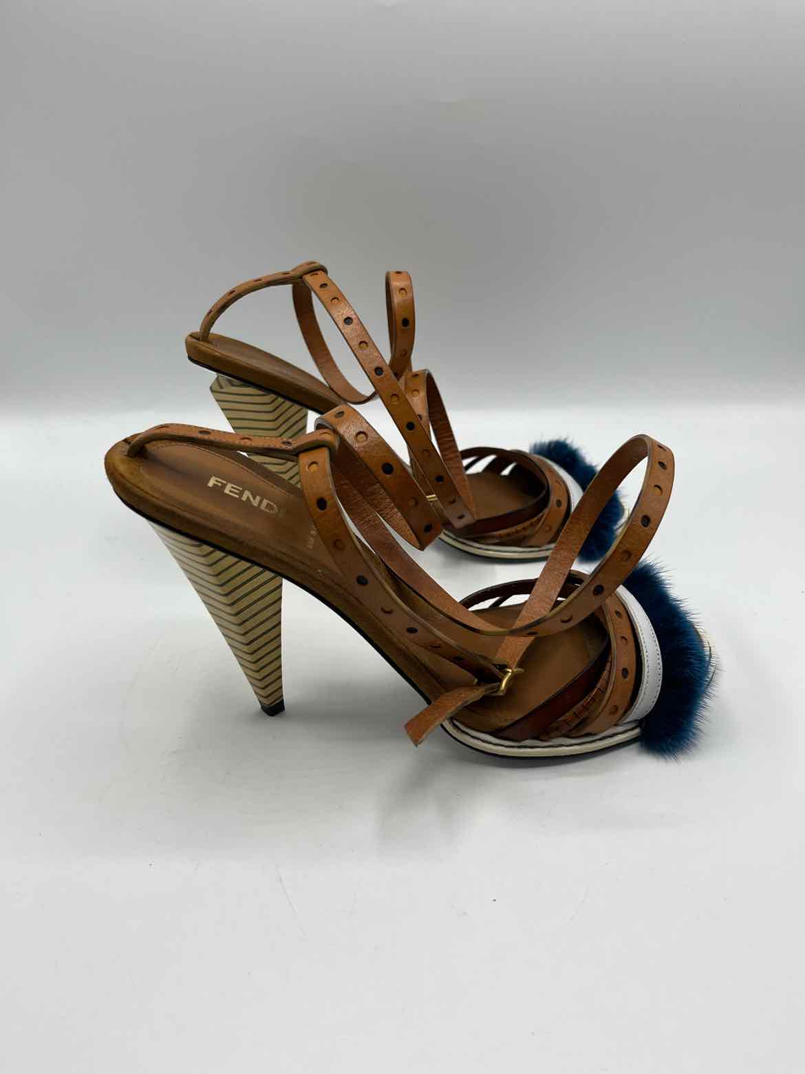 Fendi Brown multi Size 39 Shoes