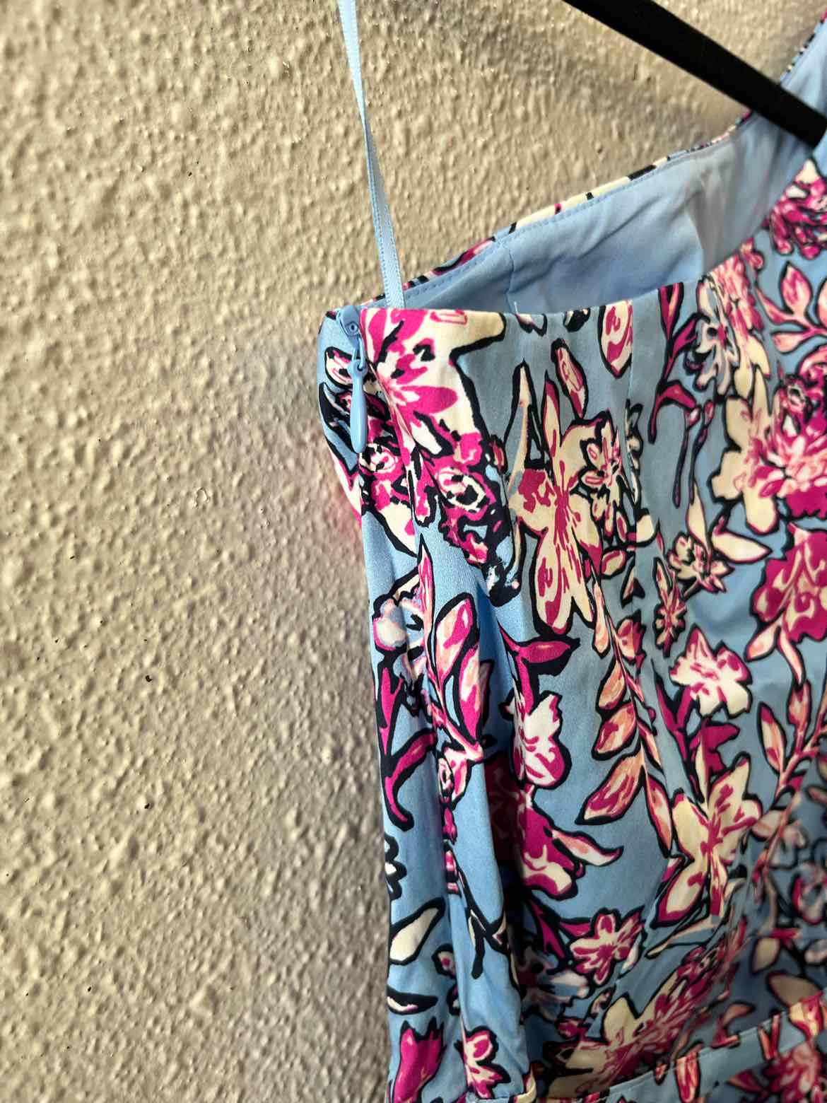 French Connection Blue and Fuschia Size 2 Dress
